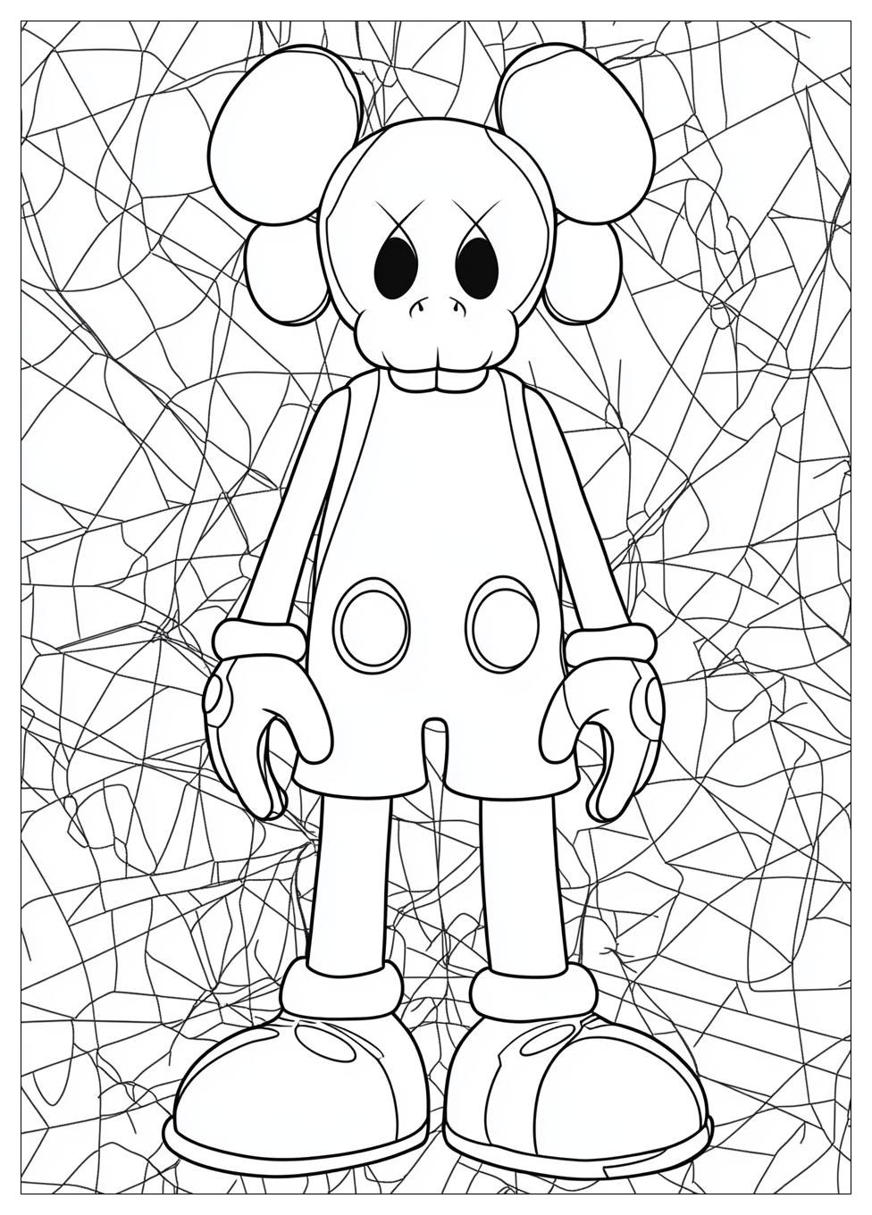 Kaws Coloring Pages-6