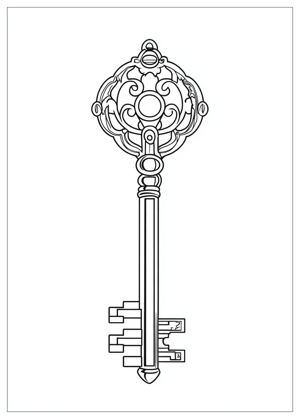 Key Coloring Pages-1