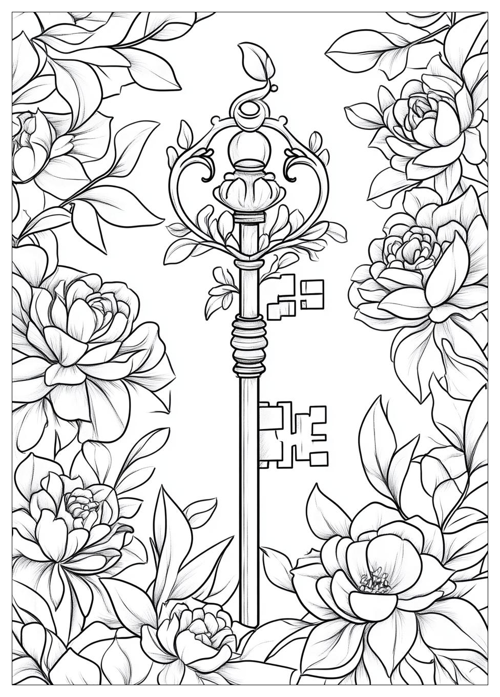 Key Coloring Pages-14