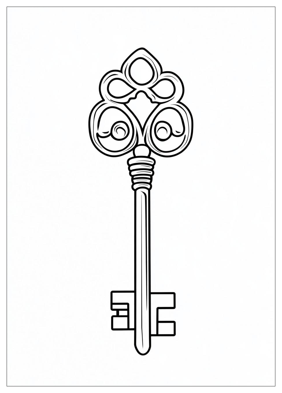 Key Coloring Pages-9