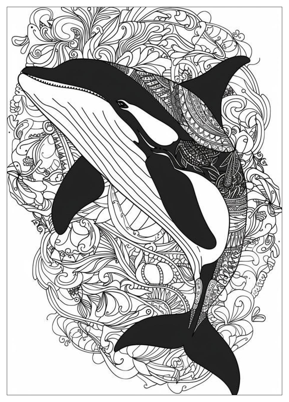Killer Whale Coloring Pages-16