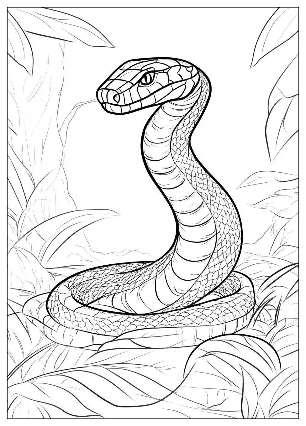 King Cobra Coloring Pages-10