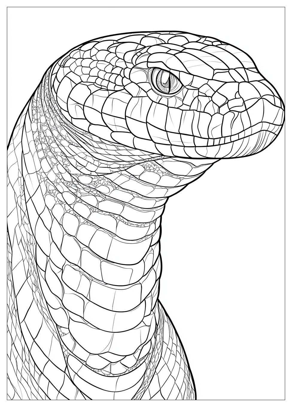 King Cobra Coloring Pages-13