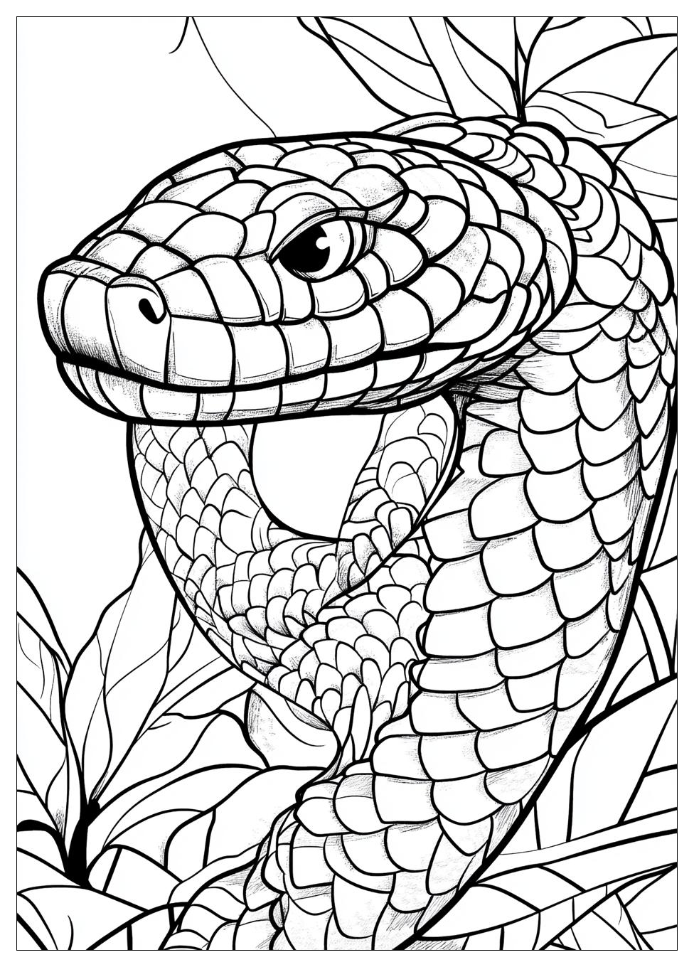 King Cobra Coloring Pages-15