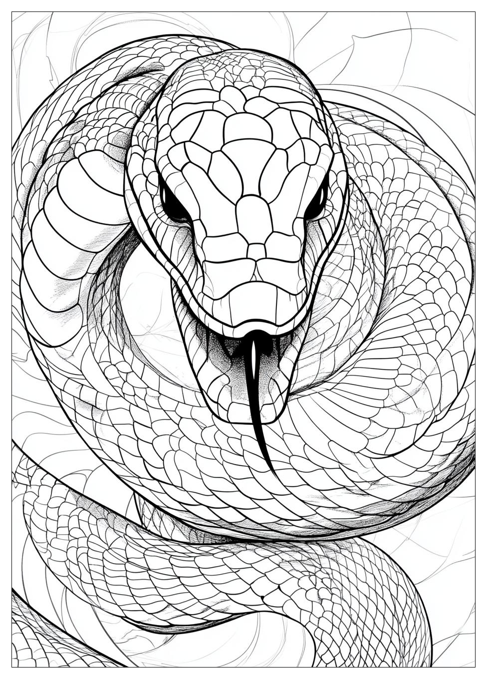 King Cobra Coloring Pages-18