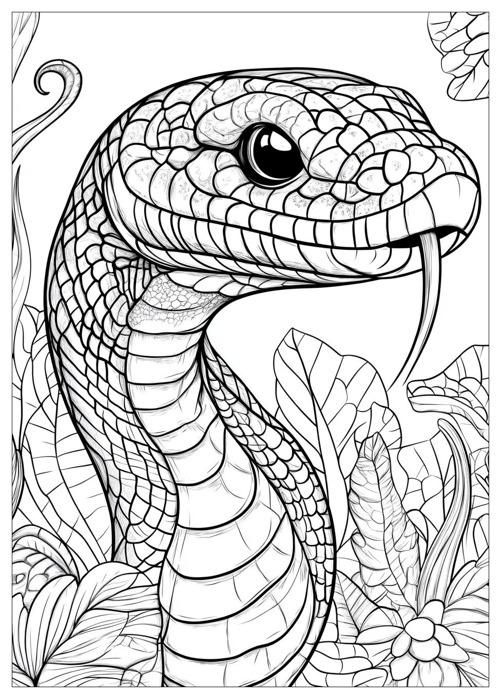 King Cobra Coloring Pages-20