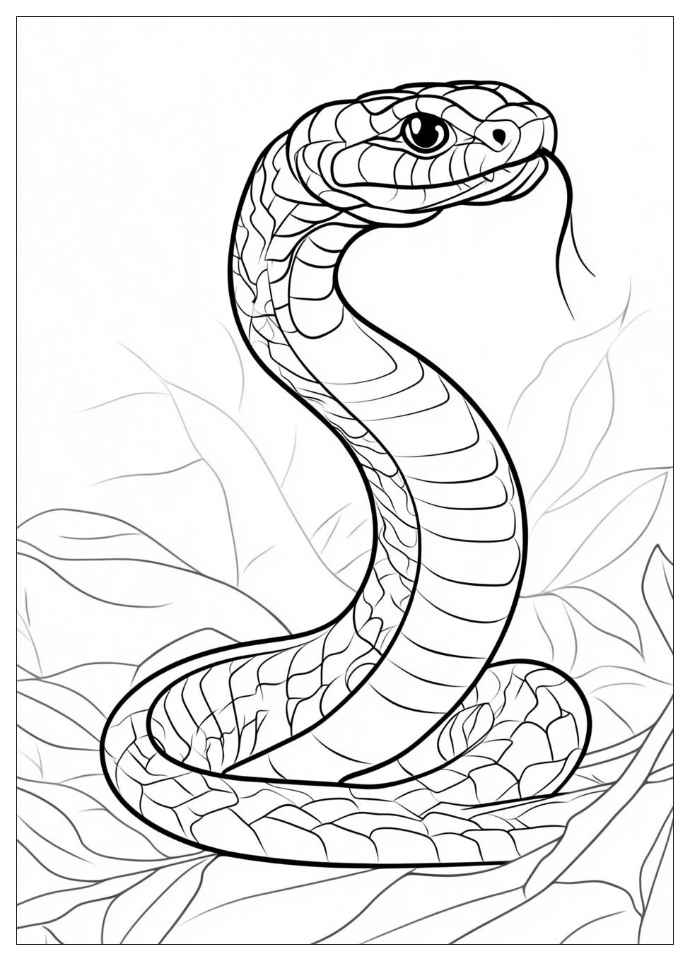King Cobra Coloring Pages-3