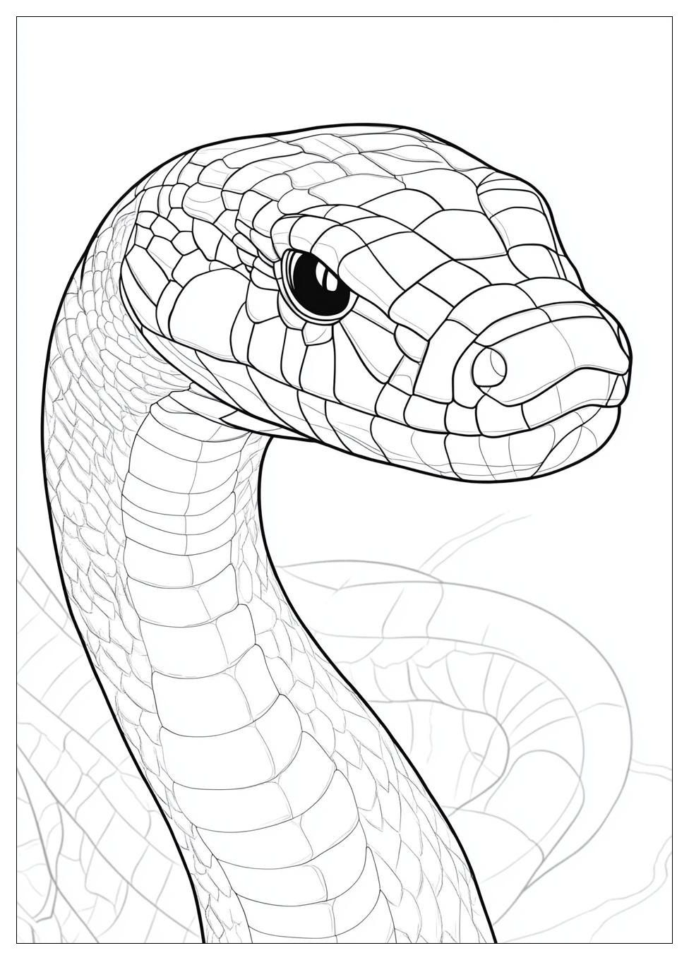 King Cobra Coloring Pages-4