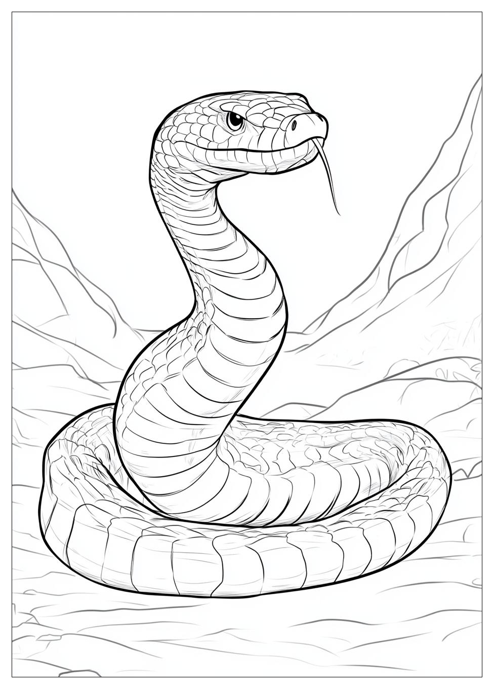 King Cobra Coloring Pages-6