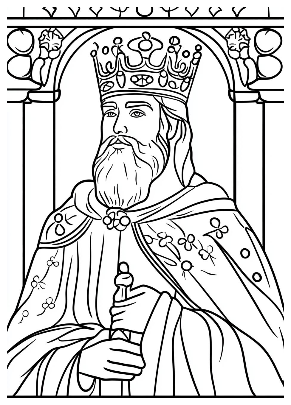 King Coloring Pages-12