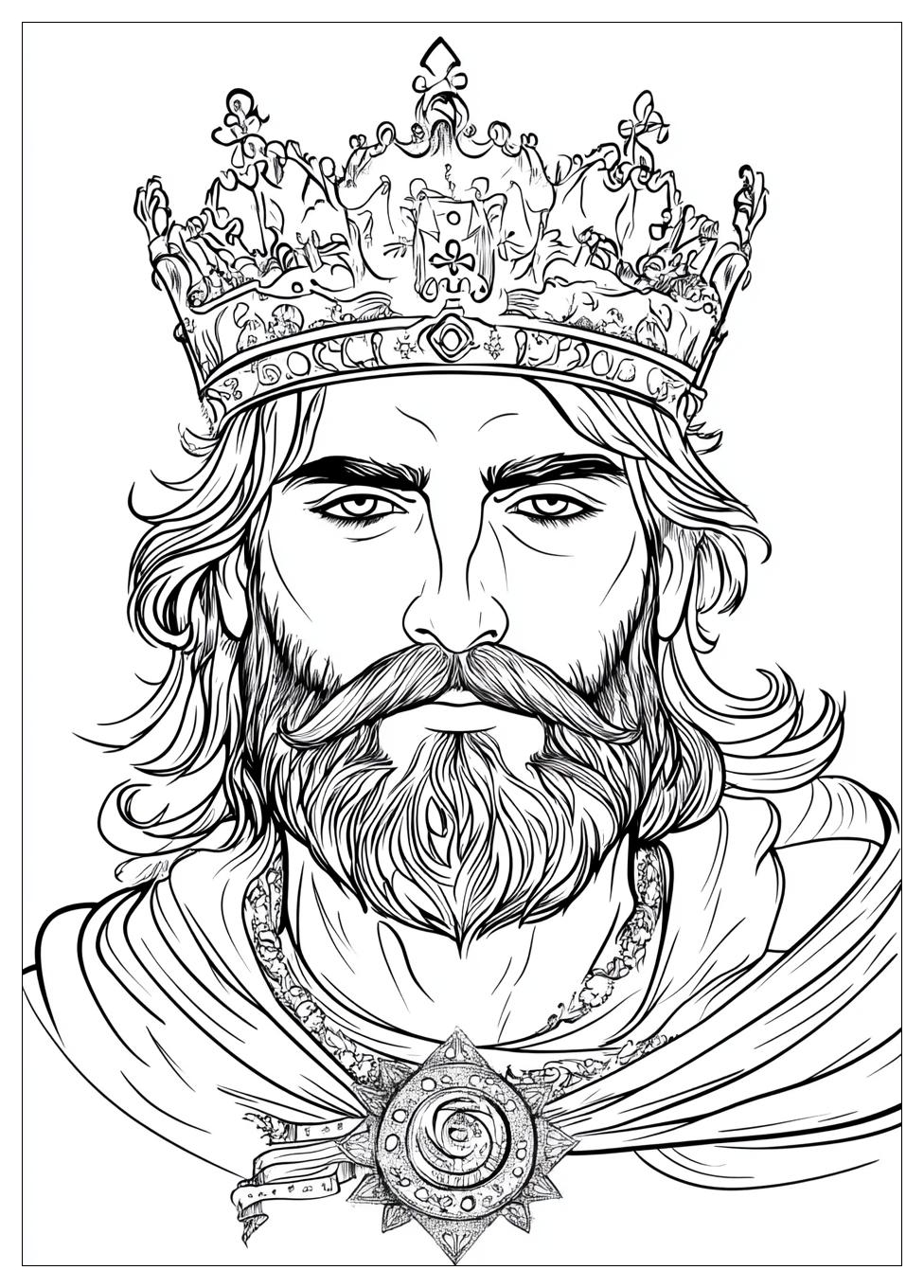 King Coloring Pages-16