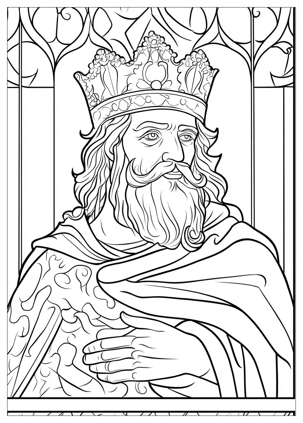King Coloring Pages-2