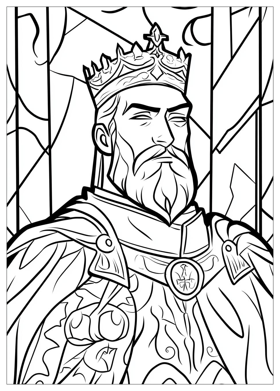 King Coloring Pages-3