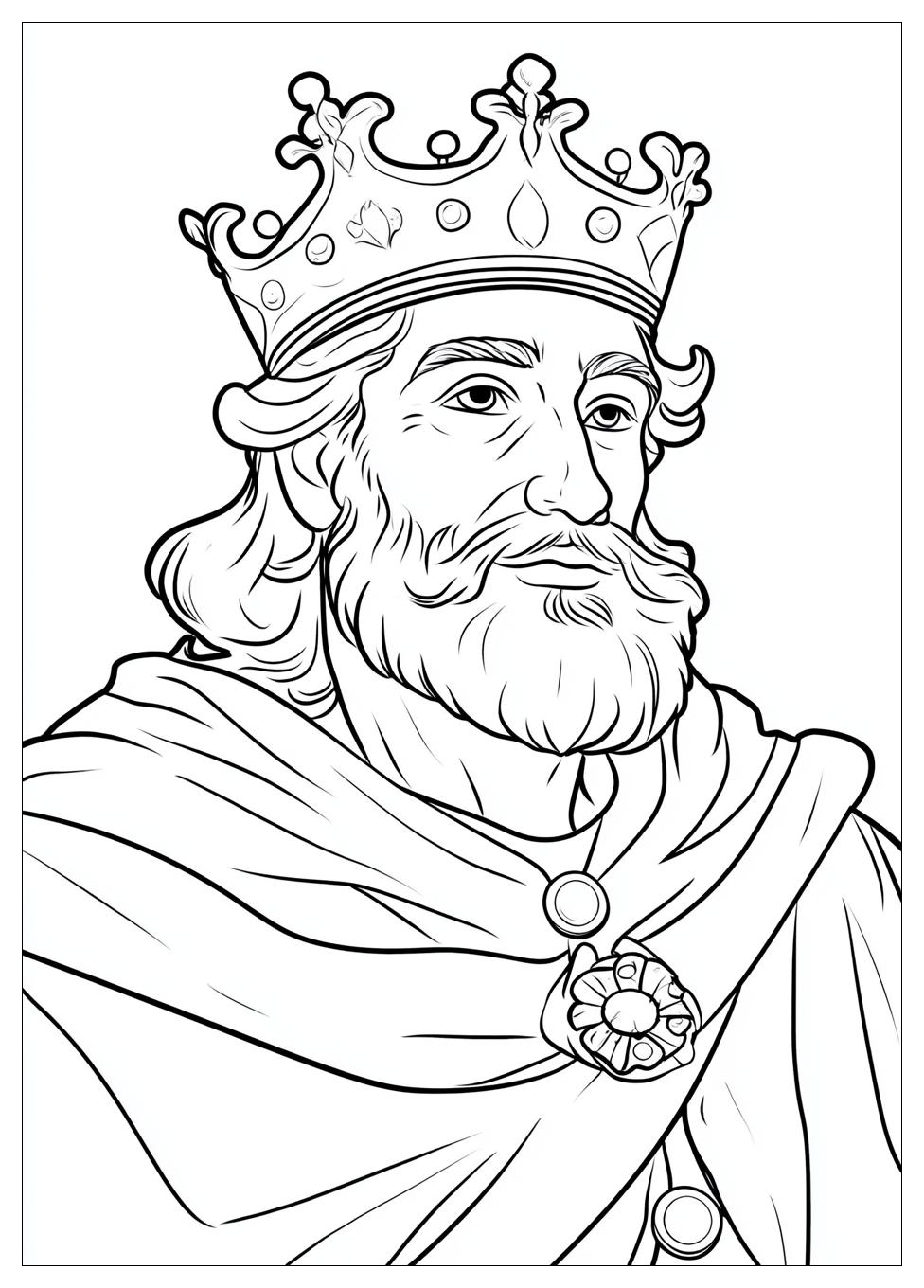 King Coloring Pages-4