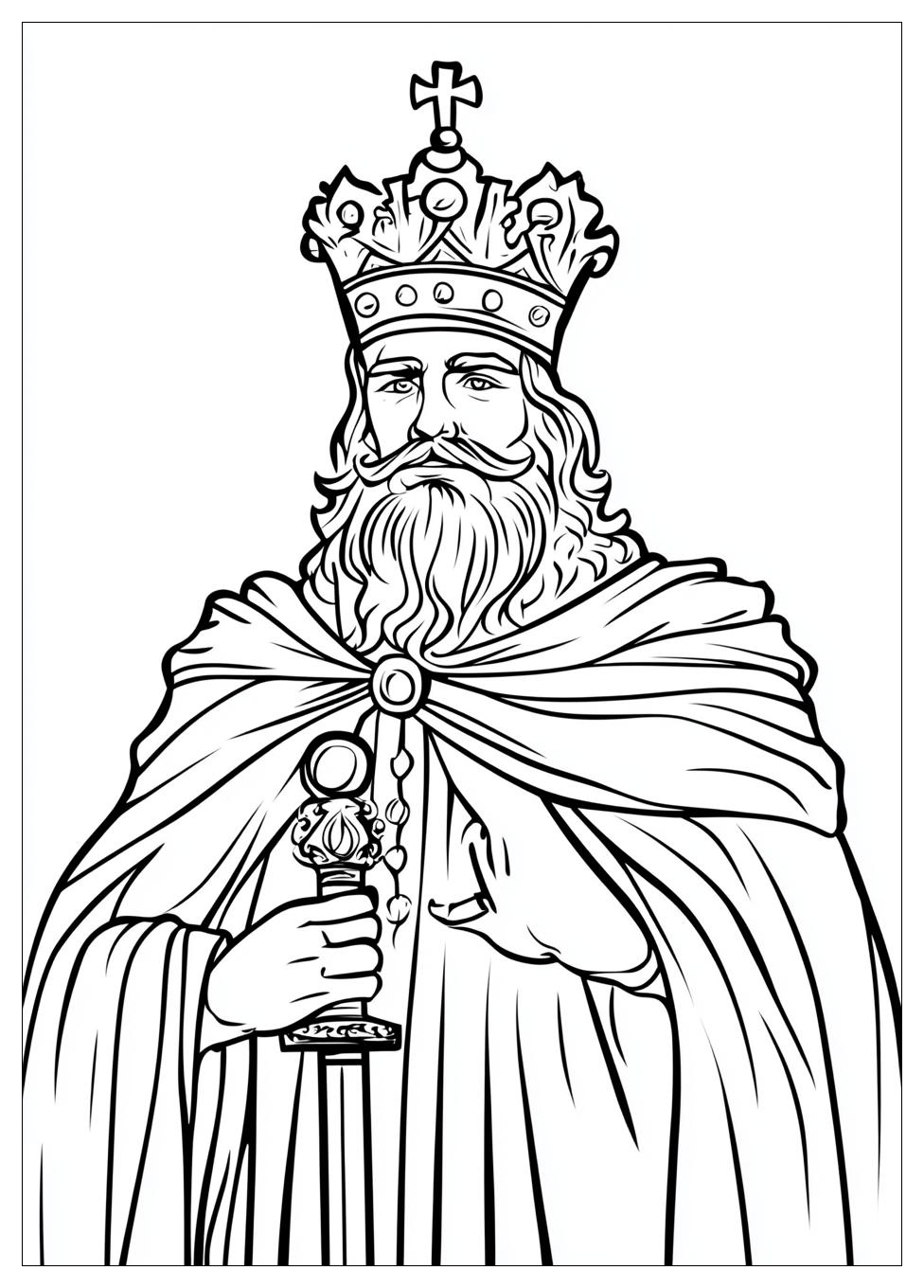 King Coloring Pages-5