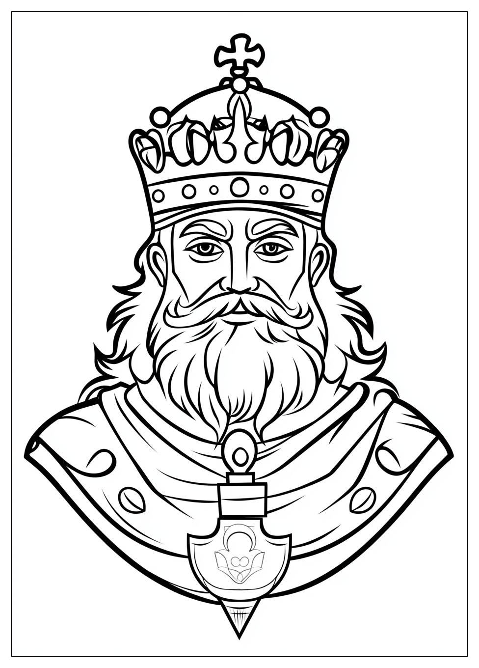 King Coloring Pages-6
