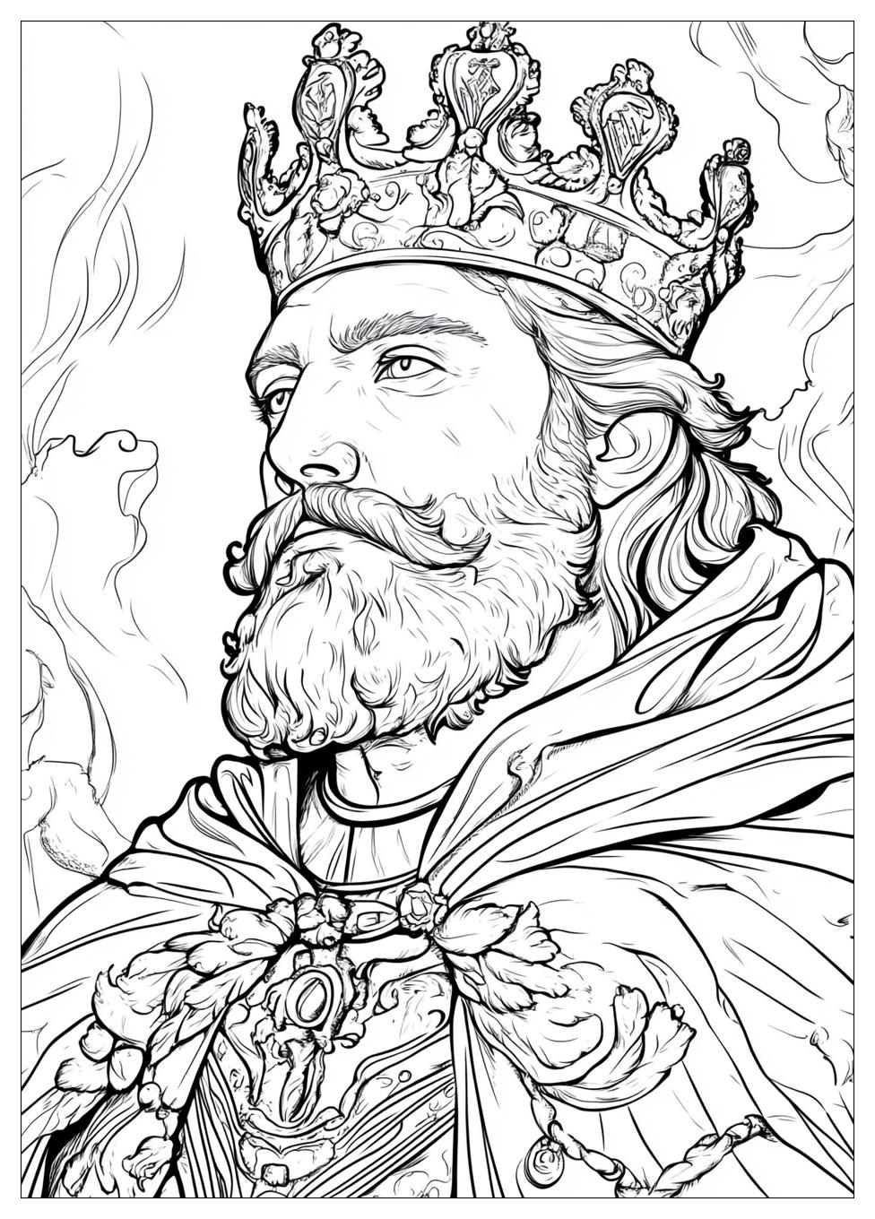 King Coloring Pages-7