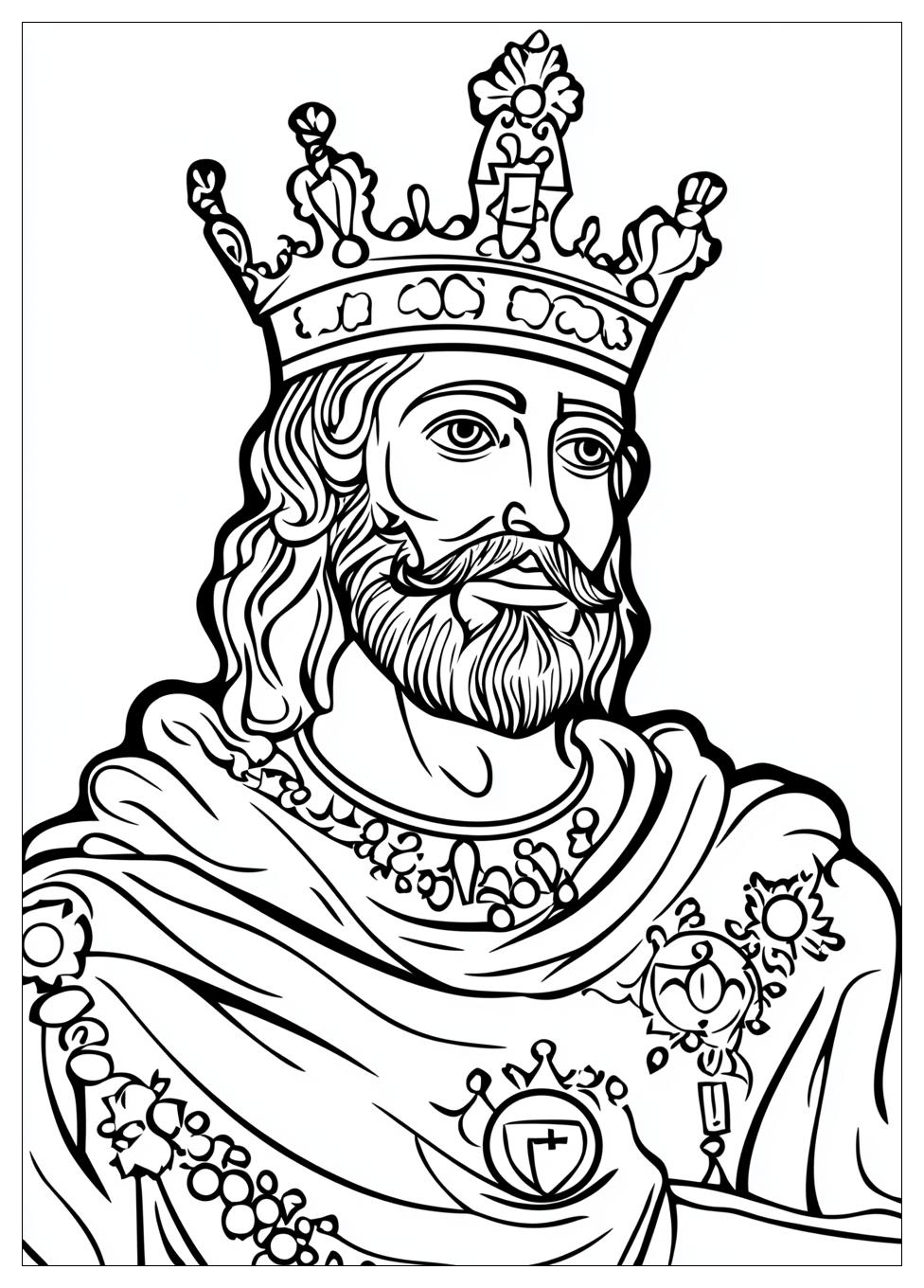 King Coloring Pages-9