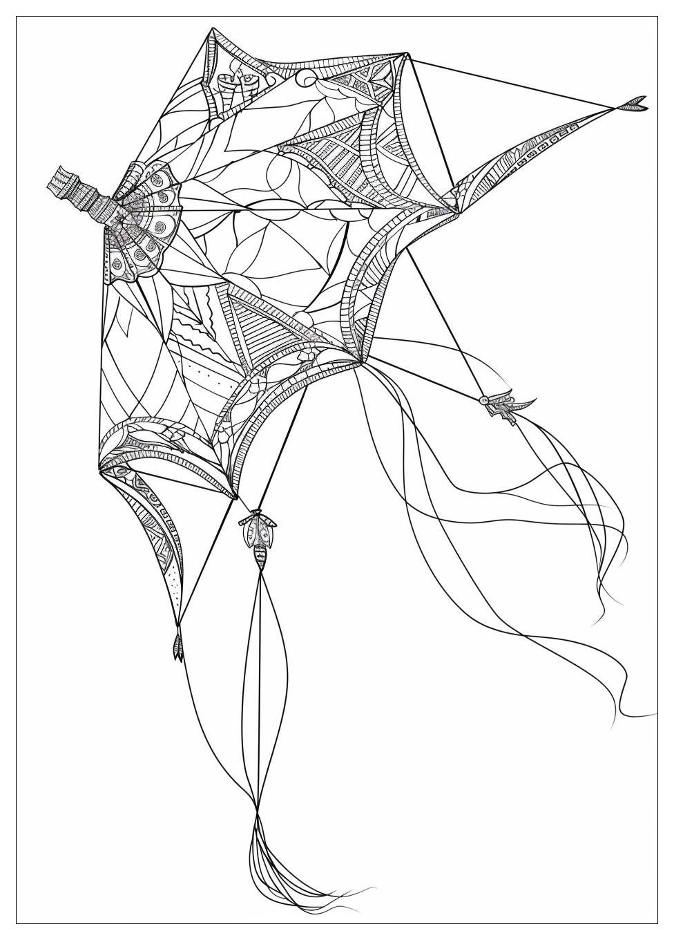Kite Coloring Pages-18