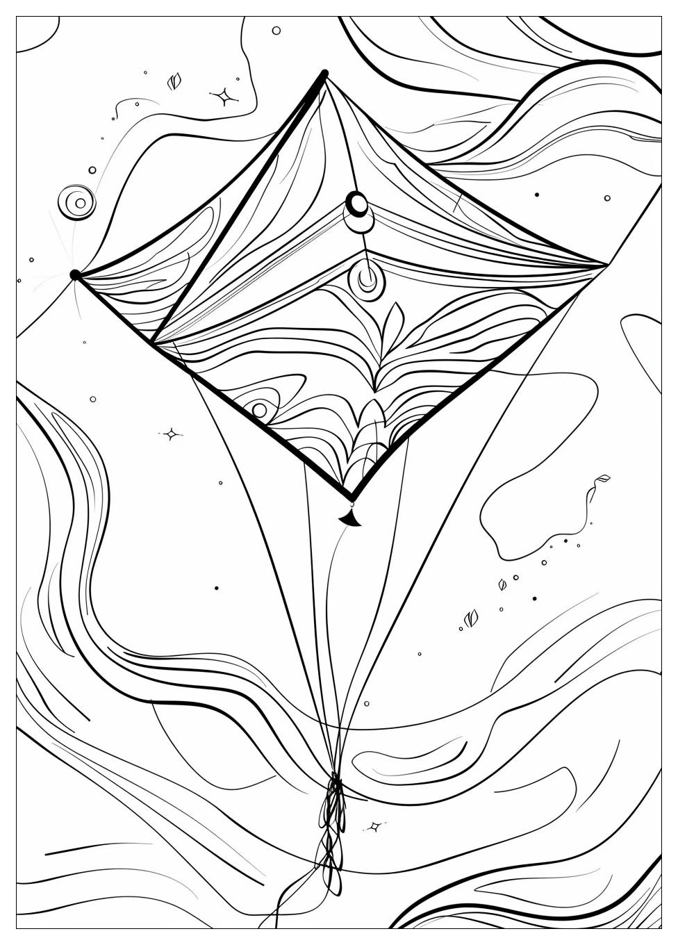 Kite Coloring Pages-19