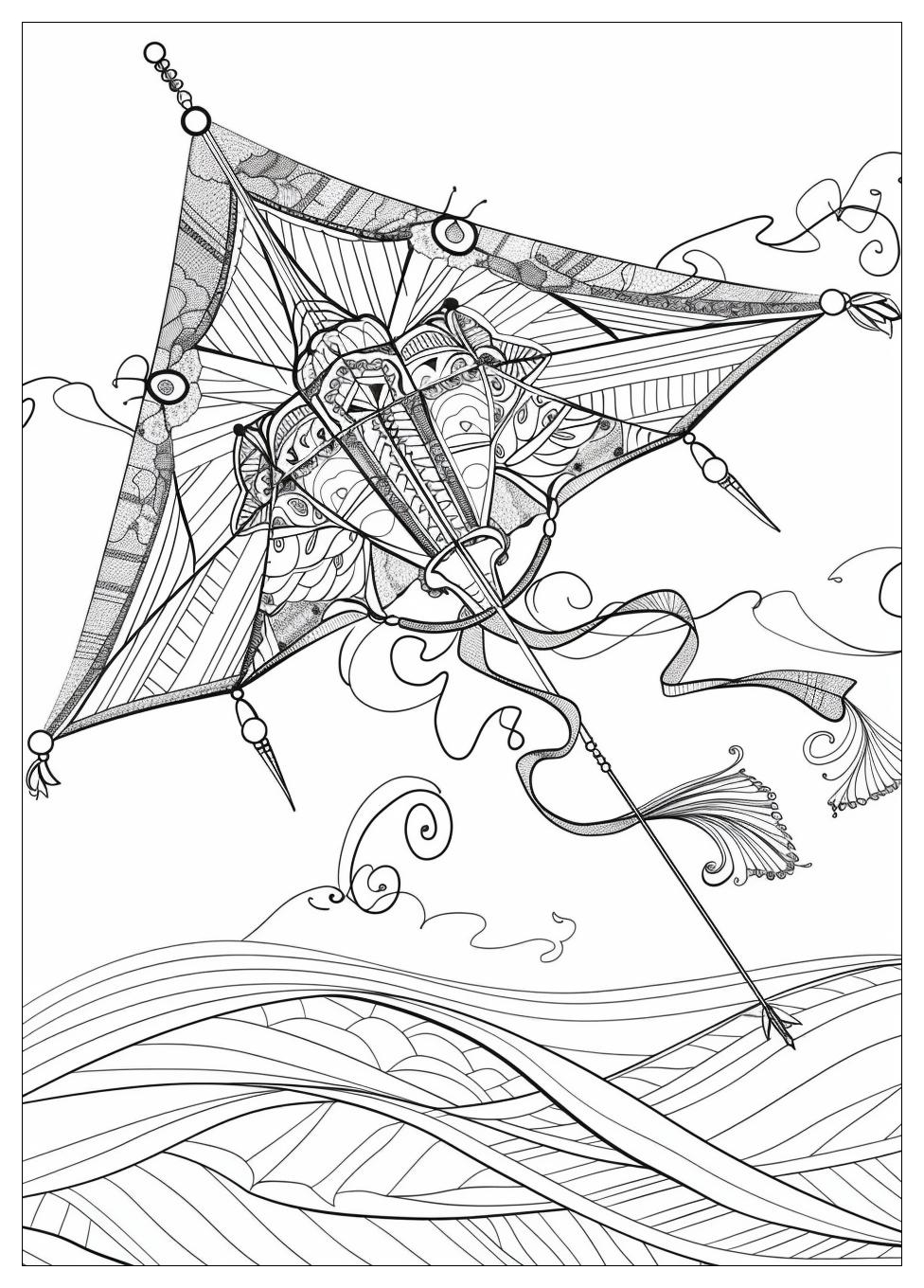 Kite Coloring Pages-20