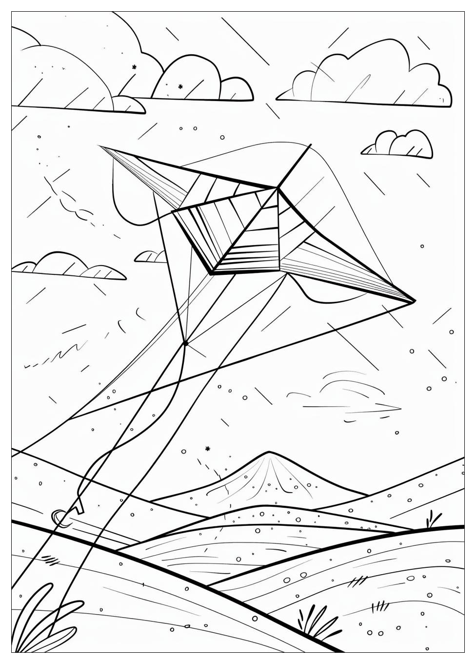 Kite Coloring Pages-4
