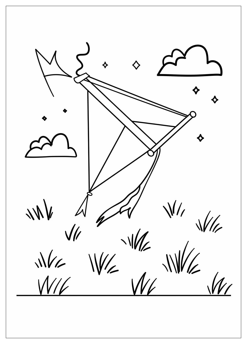 Kite Coloring Pages-9