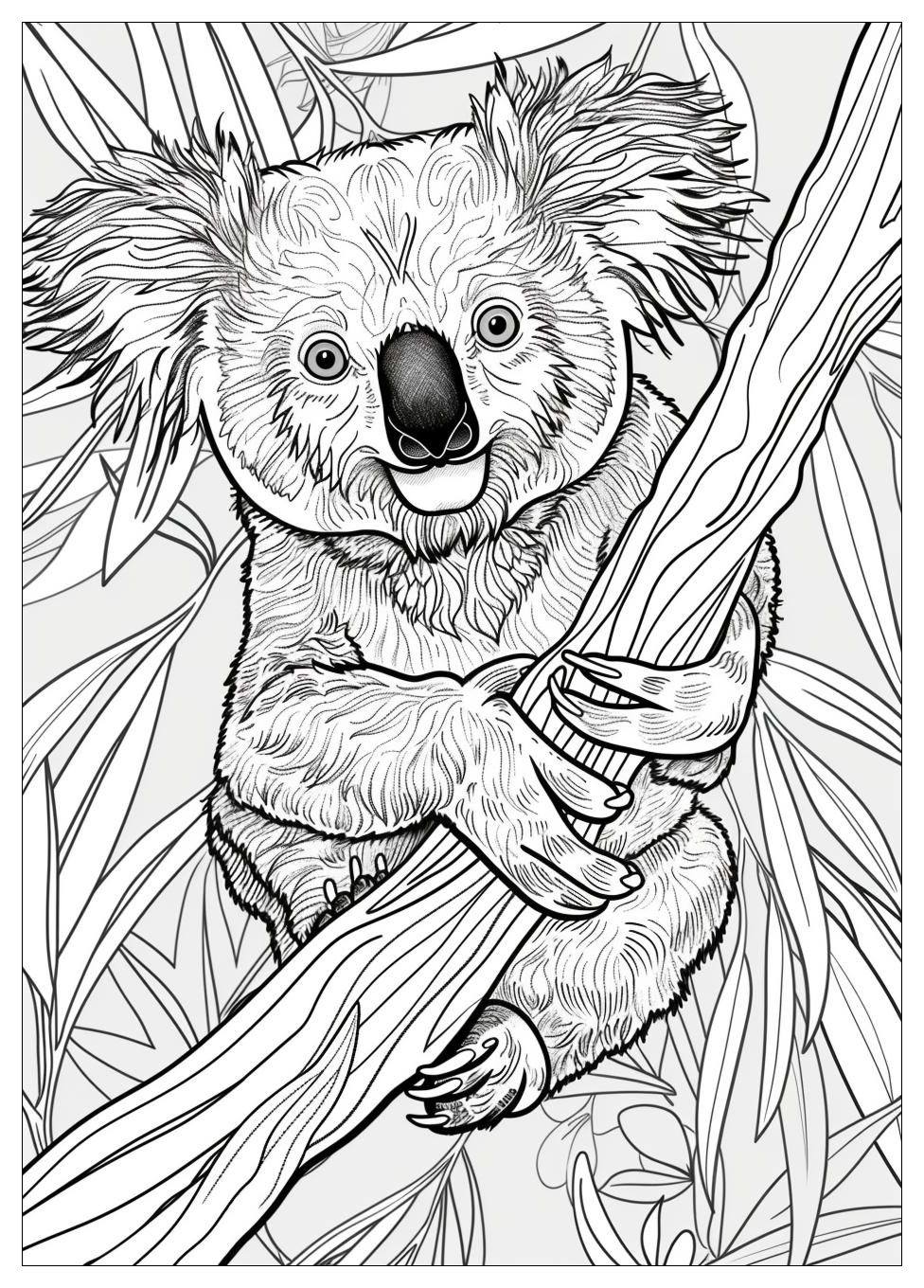 Koala Coloring Pages-11