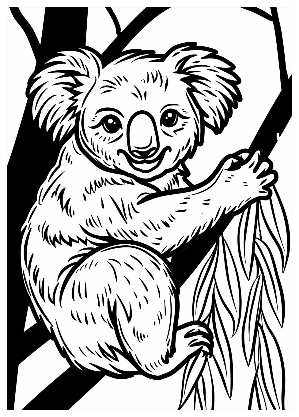 Koala Coloring Pages-12