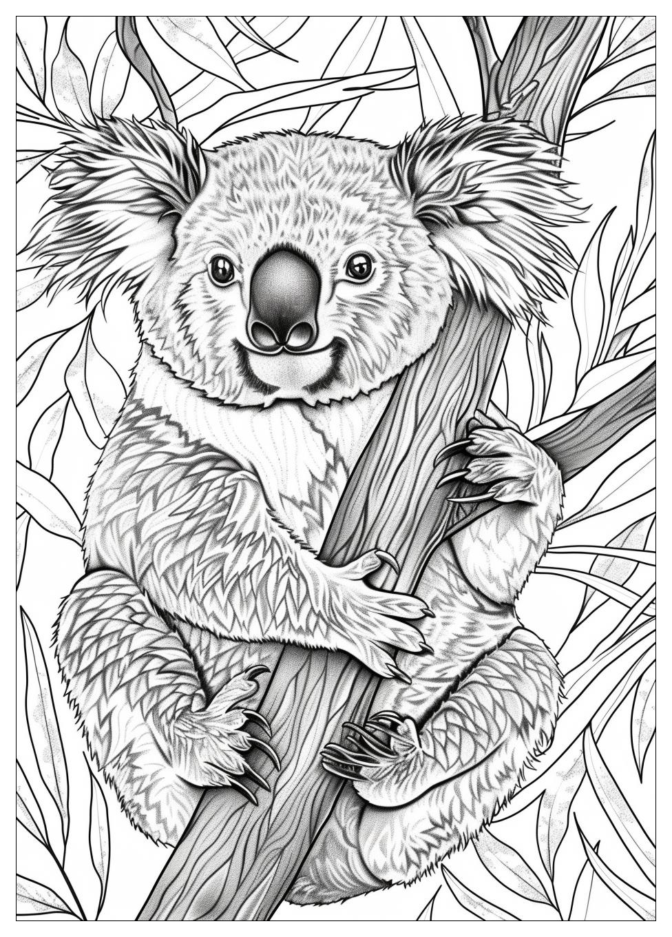 Koala Coloring Pages-14