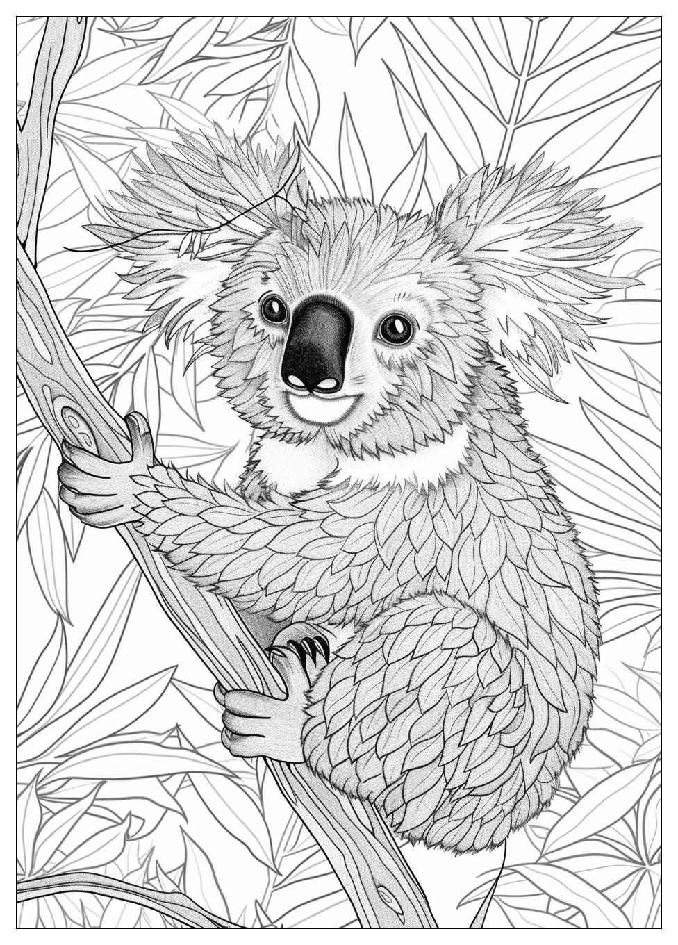 Koala Coloring Pages-15