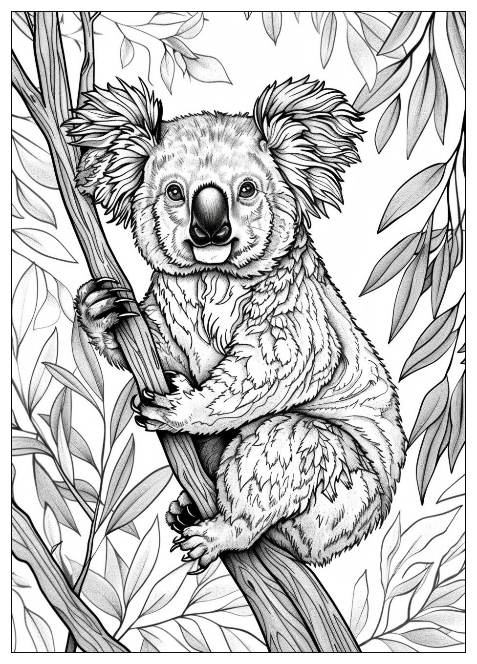 Koala Coloring Pages-18