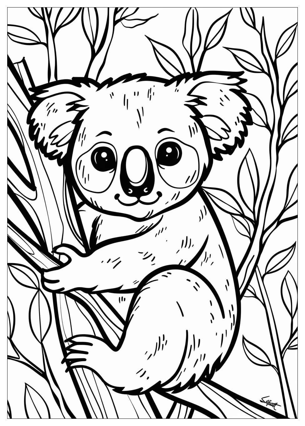 Koala Coloring Pages-2
