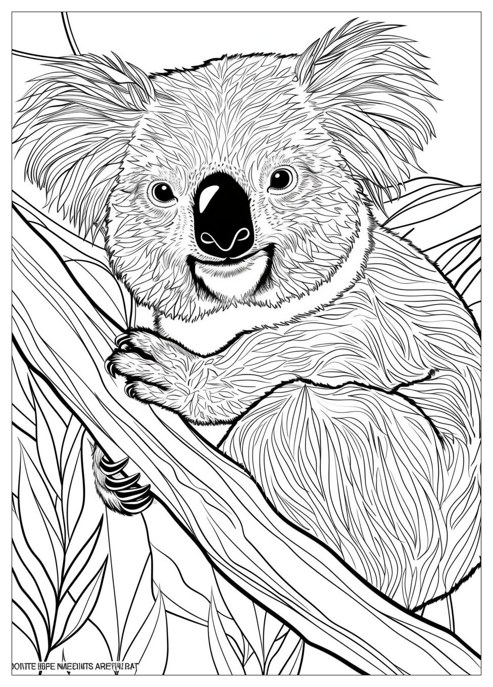 Koala Coloring Pages-20
