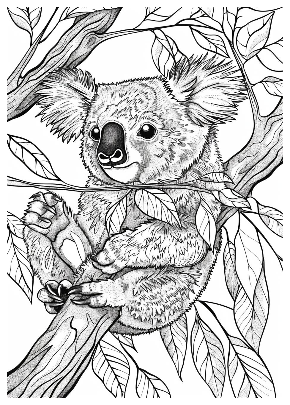 Koala Coloring Pages-7