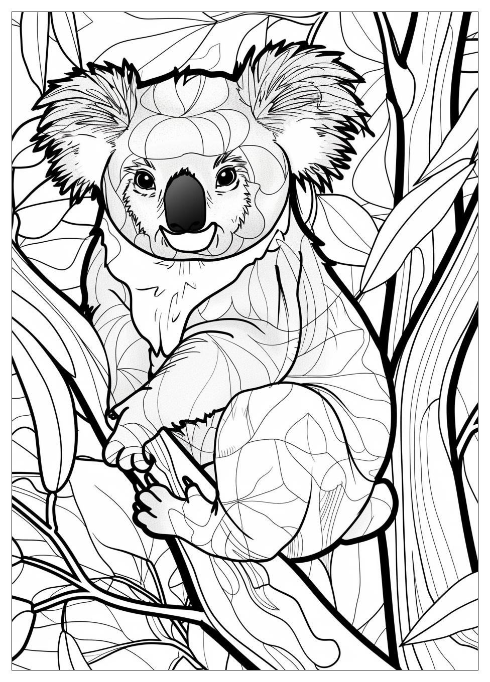 Koala Coloring Pages-9