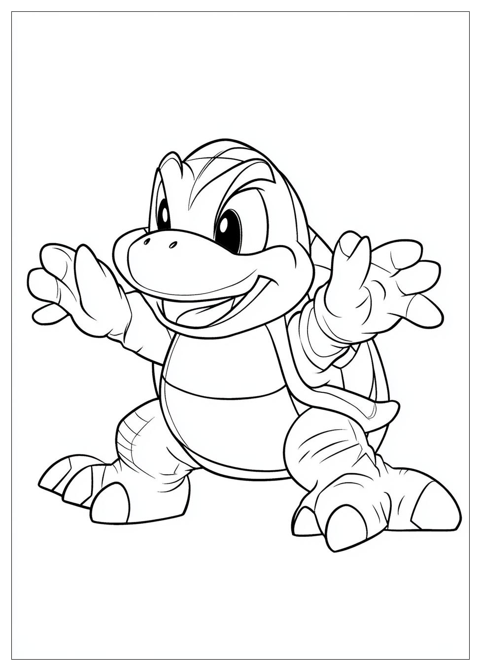 Koopa Troopa Coloring Pages-16