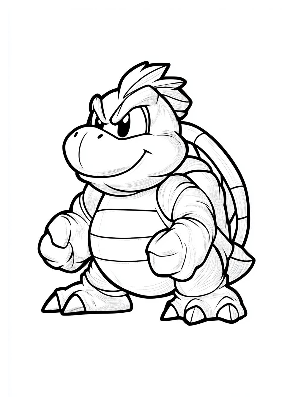 Koopa Troopa Coloring Pages-19