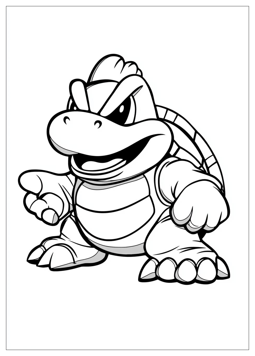 Koopa Troopa Coloring Pages-4