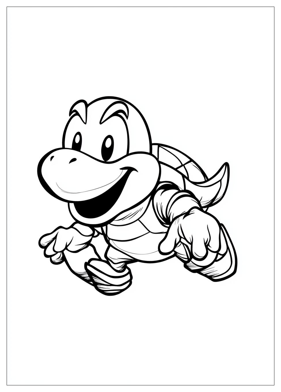 Koopa Troopa Coloring Pages-8