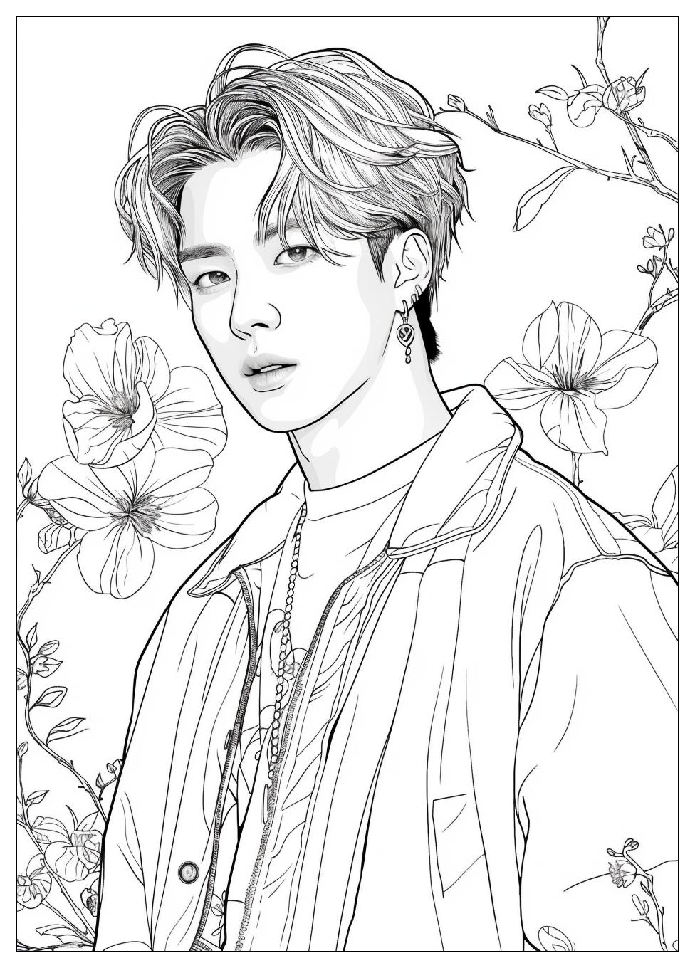 Kpop Coloring Pages-1
