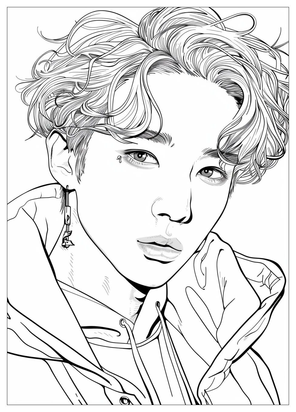 Kpop Coloring Pages-14