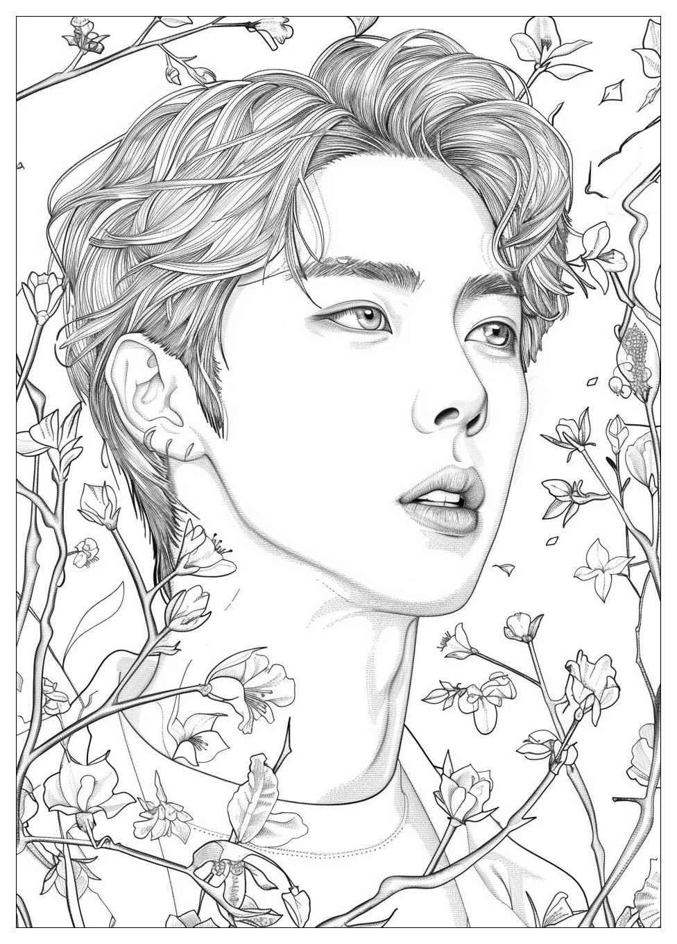 Kpop Coloring Pages-17