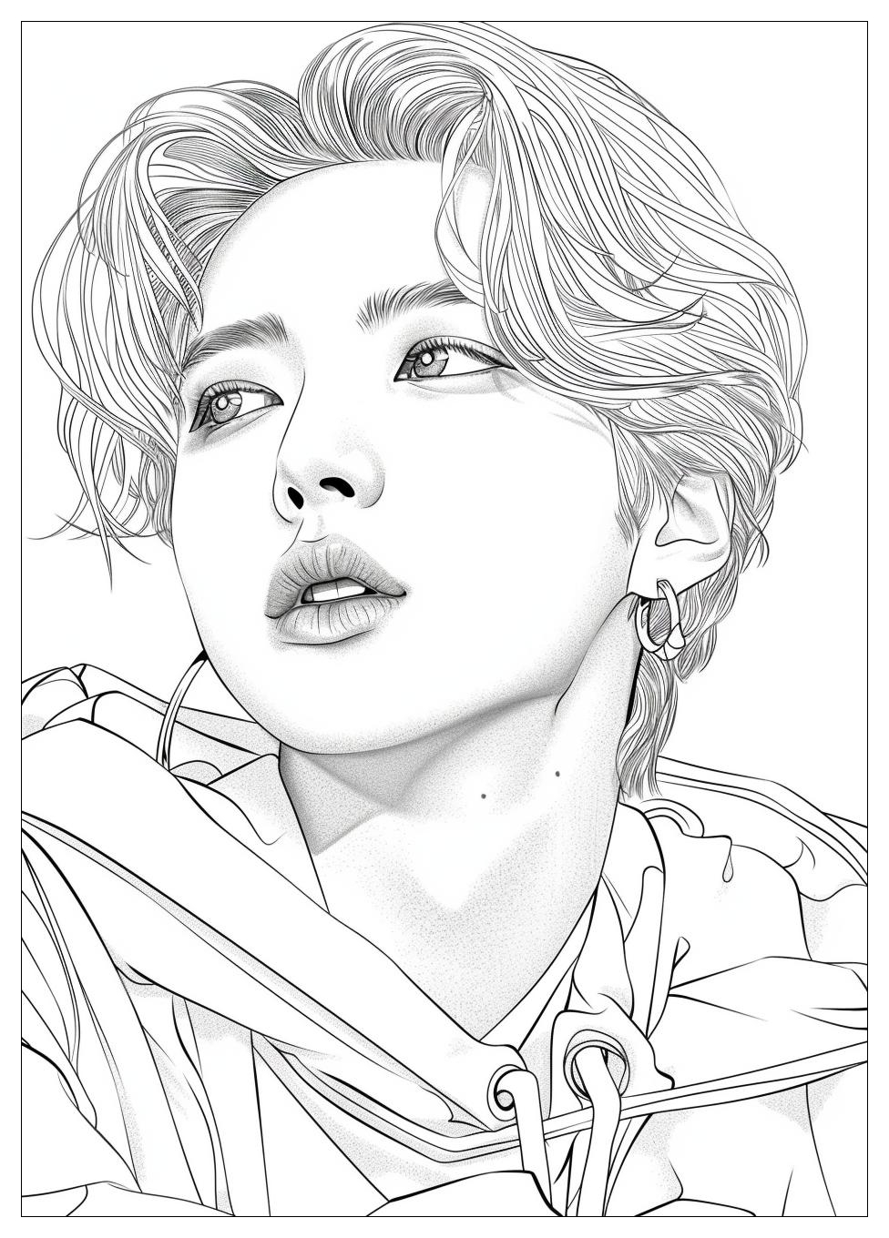 Kpop Coloring Pages-18