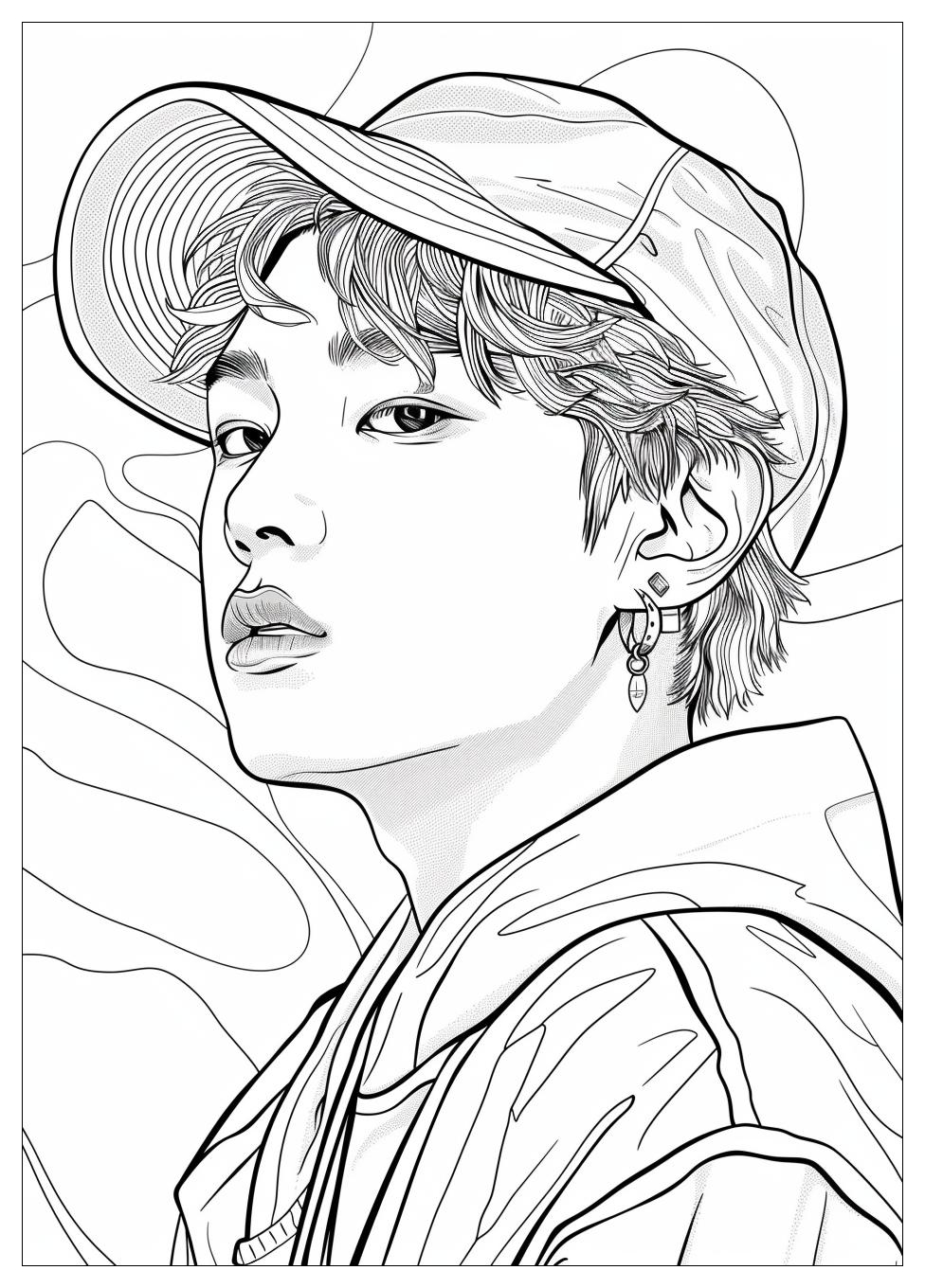 Kpop Coloring Pages-19