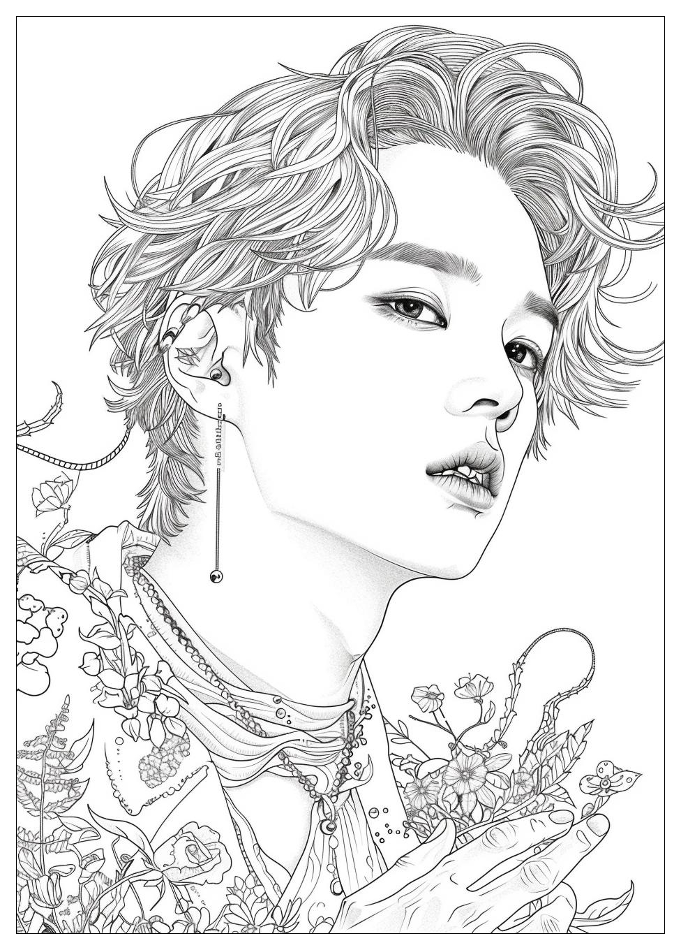Kpop Coloring Pages-20