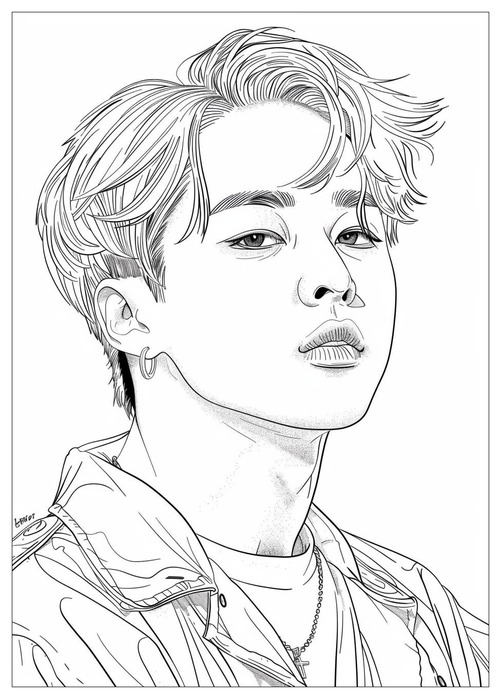 Kpop Coloring Pages-3