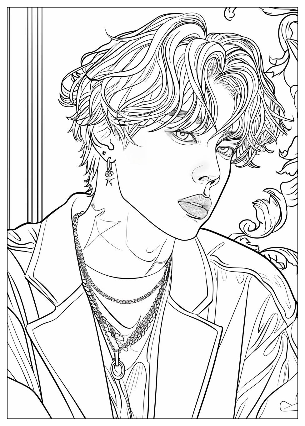 Kpop Coloring Pages-4