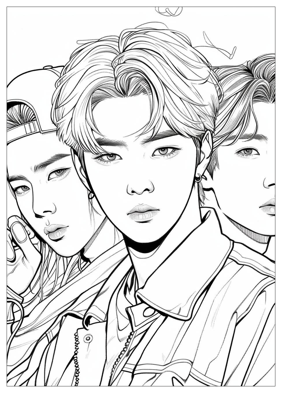 Kpop Coloring Pages-5