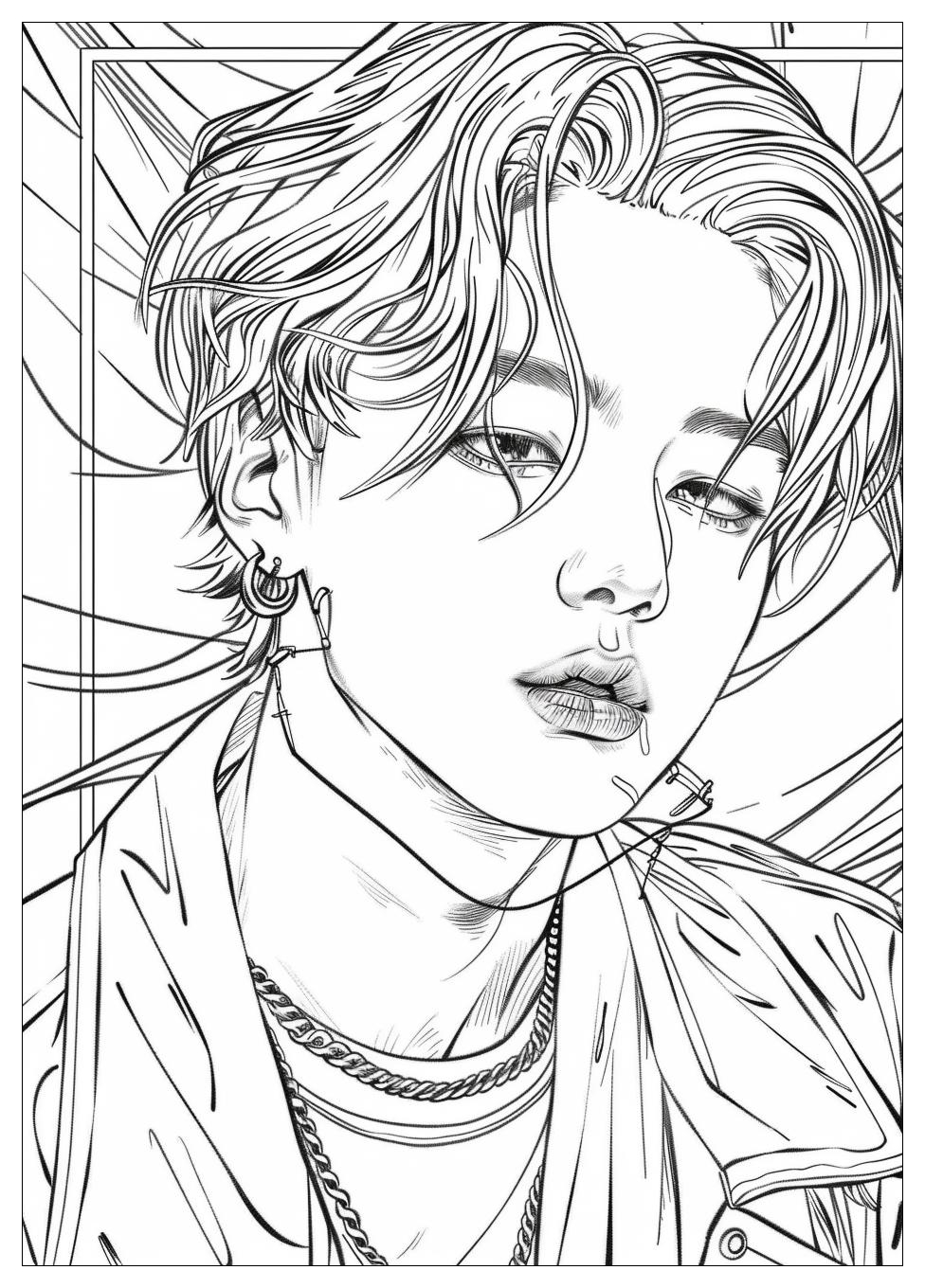 Kpop Coloring Pages-6
